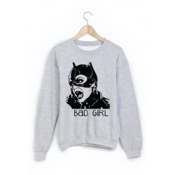 Sweat-Shirt imprimé bad girl 