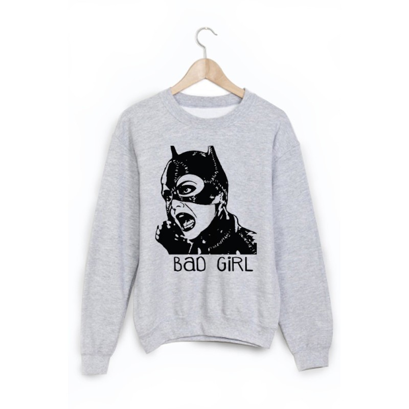 Sweat-Shirt imprimé bad girl 