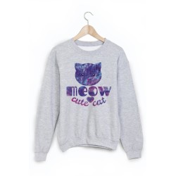 Sweat-Shirt imprimé CHAT 