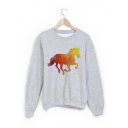 Sweat-Shirt imprimé cheval
