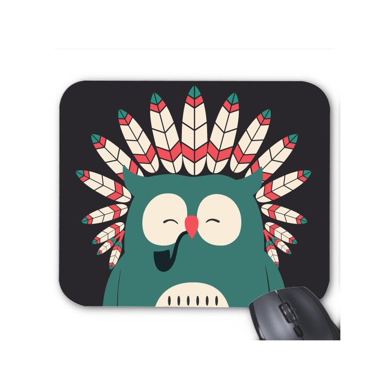 Tapis de souris hibou indien 