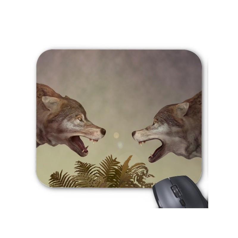 Tapis de souris loup 
