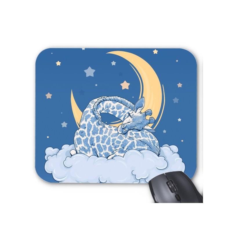 Tapis de souris giraffe lune