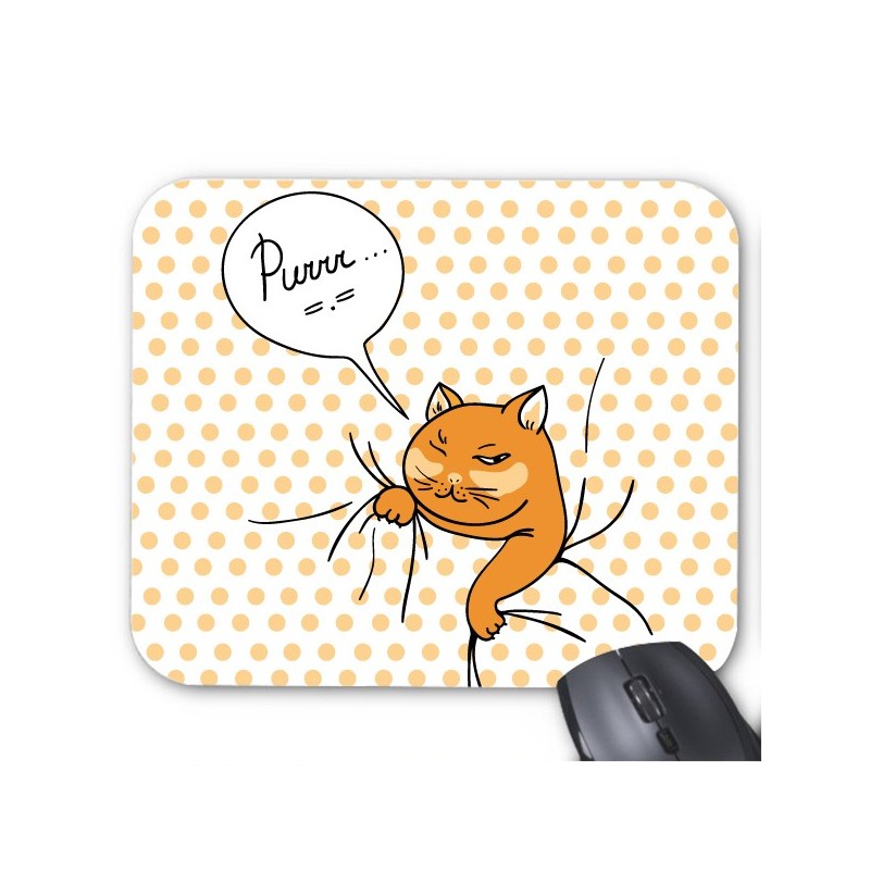 Tapis de souris illustration chat