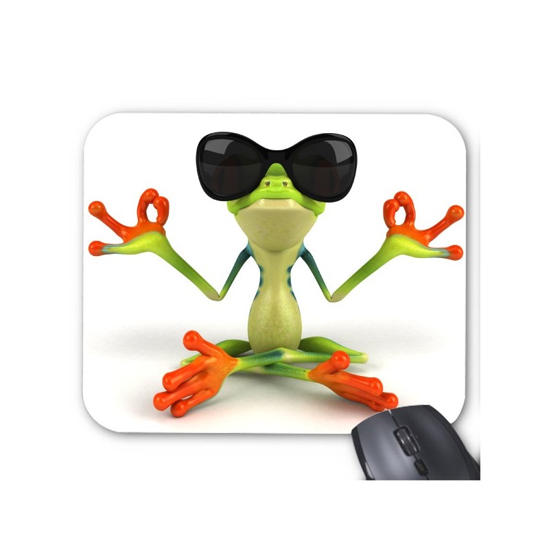 Tapis de souris grenouille humour 