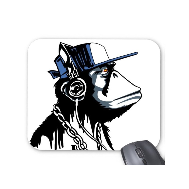 Tapis de souris dj singe 