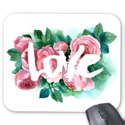 Tapis de souris love