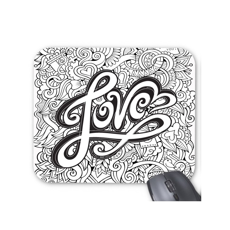 Tapis de souris love