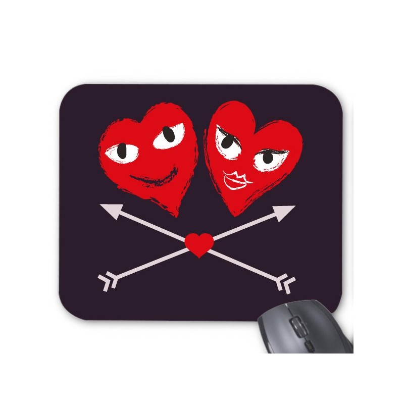 Tapis de souris coeur 