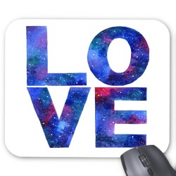 Tapis de souris love