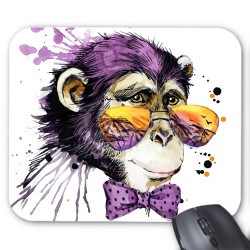 Tapis de souris singe lunette 