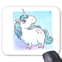 Tapis de souris licorne