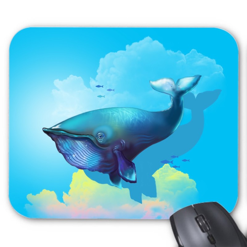 Tapis de souris baleine