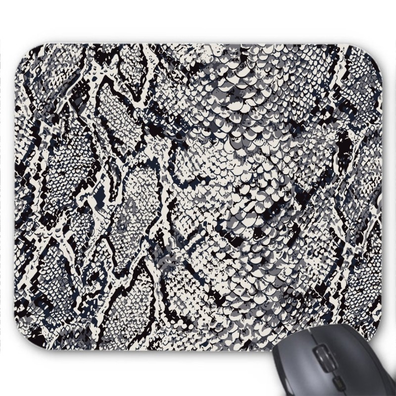Tapis de souris imprimé peau de serpent