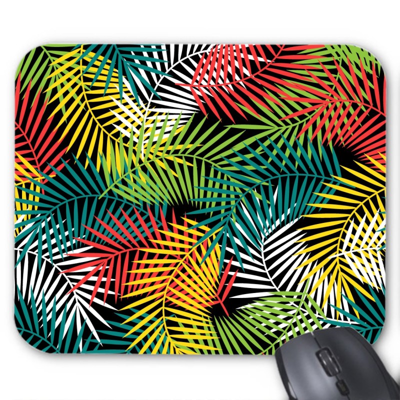 Tapis de souris feuillage coloré 