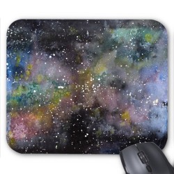 Tapis de souris ciel étoilé aquarelle