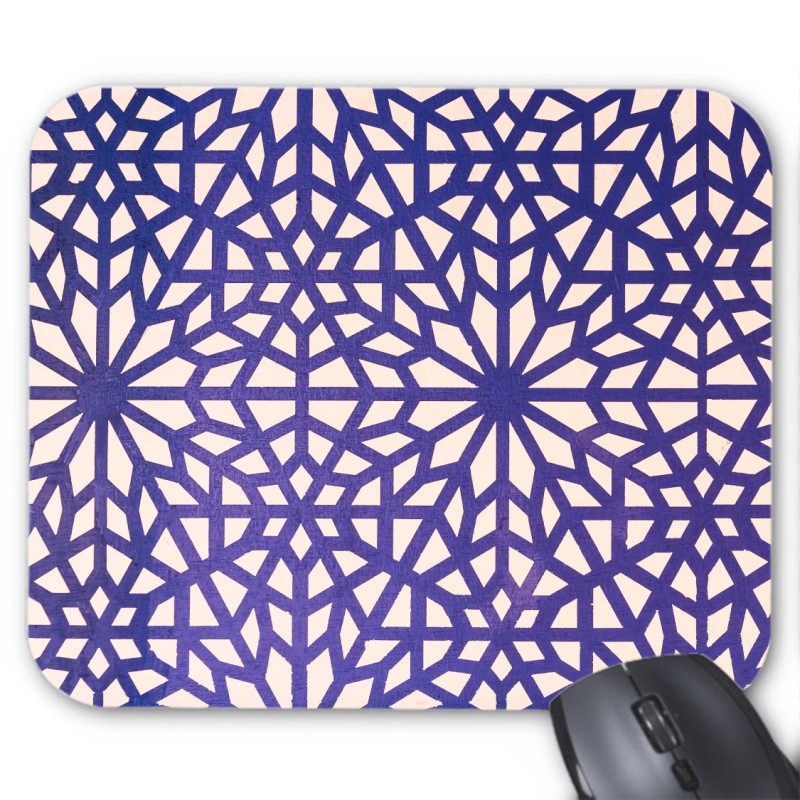 Tapis de souris motif mosaique violet 