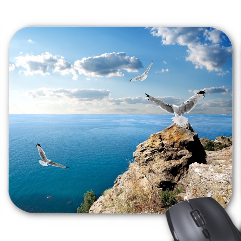 Tapis de souris mouette