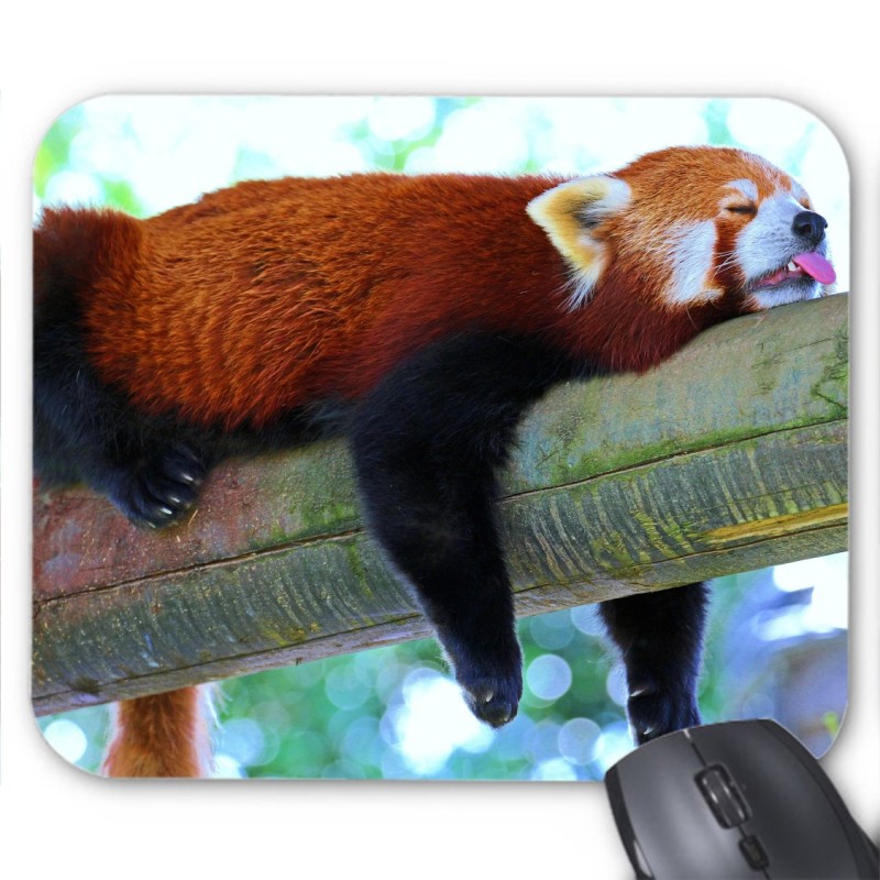 Tapis de souris panda roux 