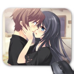 Tapis de souris manga amour