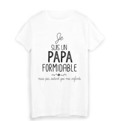 T-Shirt  Je suis un papa formidable humour