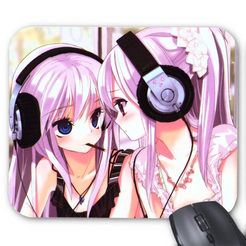 Tapis de souris manga musique