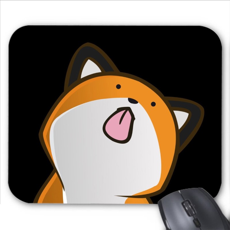 Tapis de souris manga chien