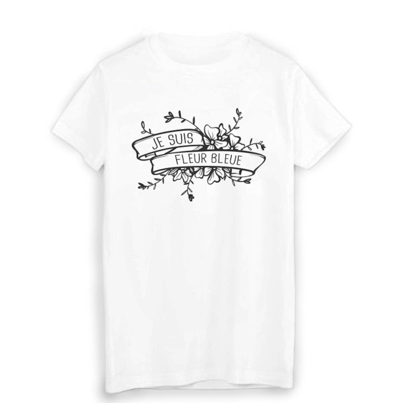 T-Shirt je suis fleur bleue