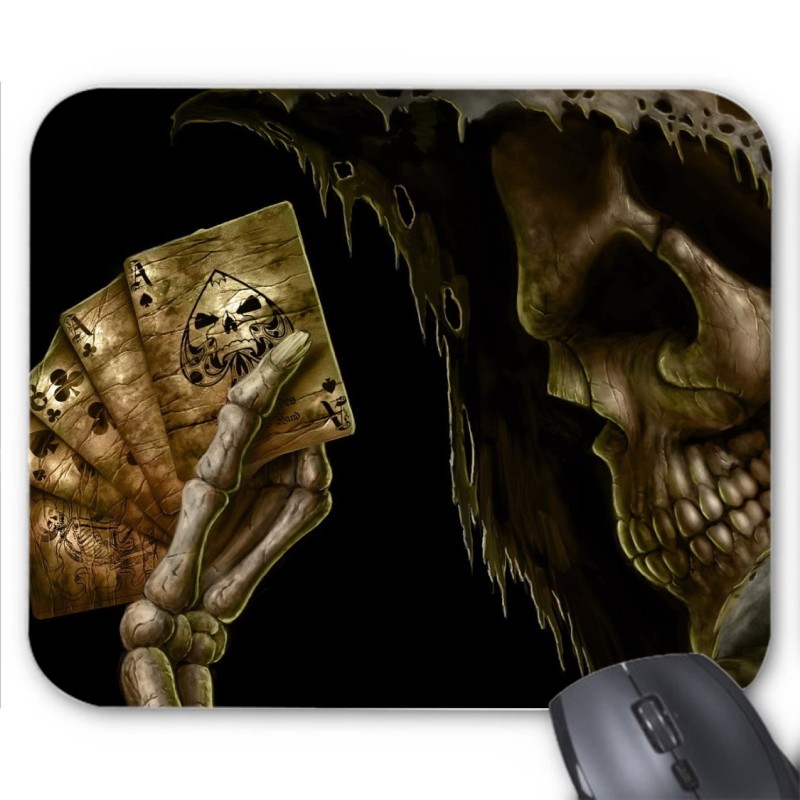 Tapis de souris Tête de mort squelette dark