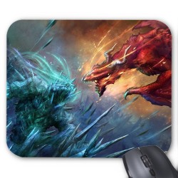 Tapis de souris Dragon combat dark