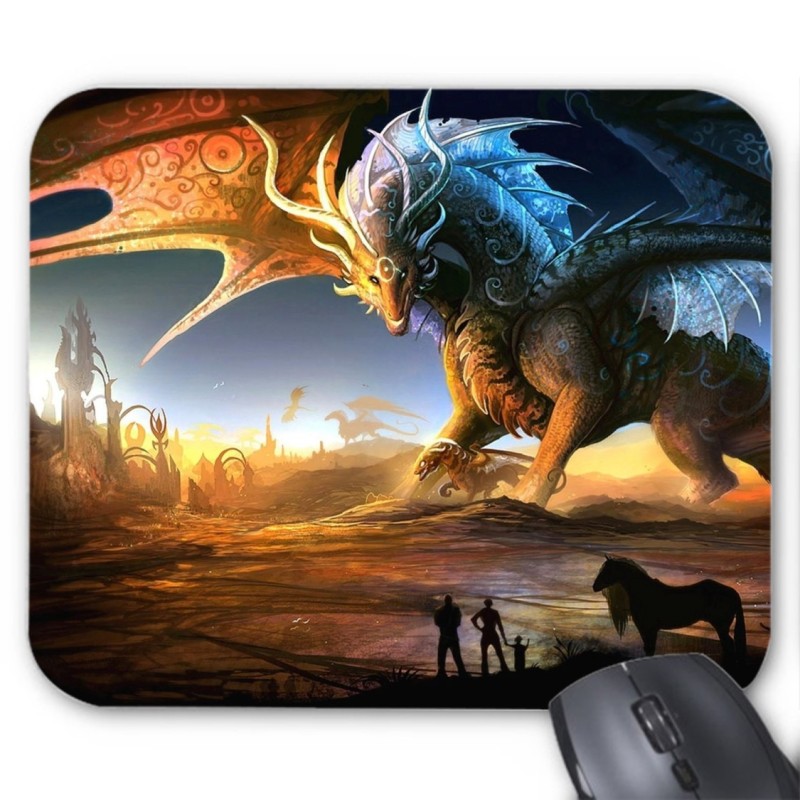 Tapis de souris Dragon aile dark