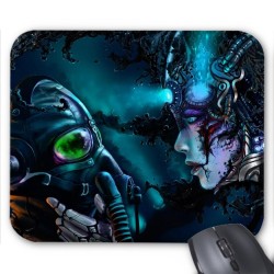 Tapis de souris Cyber Warrior dark 