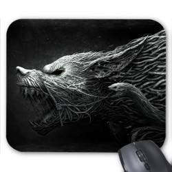 Tapis de souris Loup garou dark