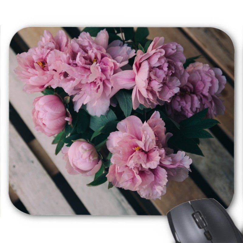 Tapis de souris Fleurs Roses 