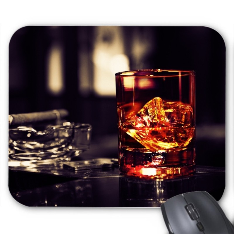 Tapis de souris VERRE cigare