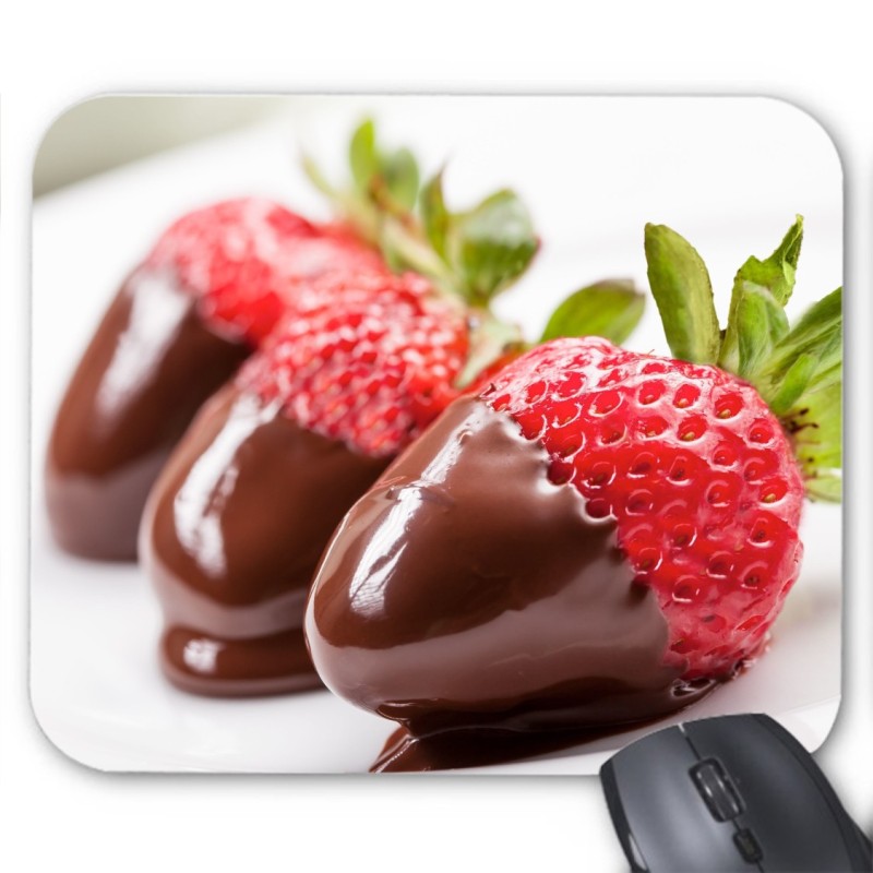 Tapis de souris Fraises chocolat