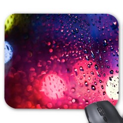 Tapis de souris Gouttes d'eau couleurs
