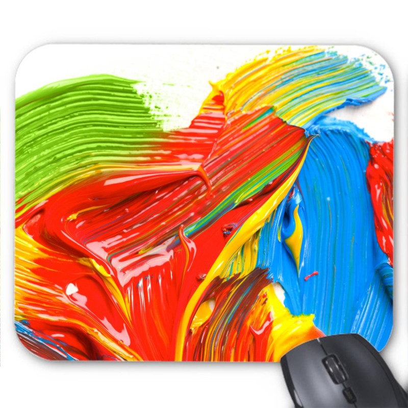 Tapis de souris Peinture couleurs