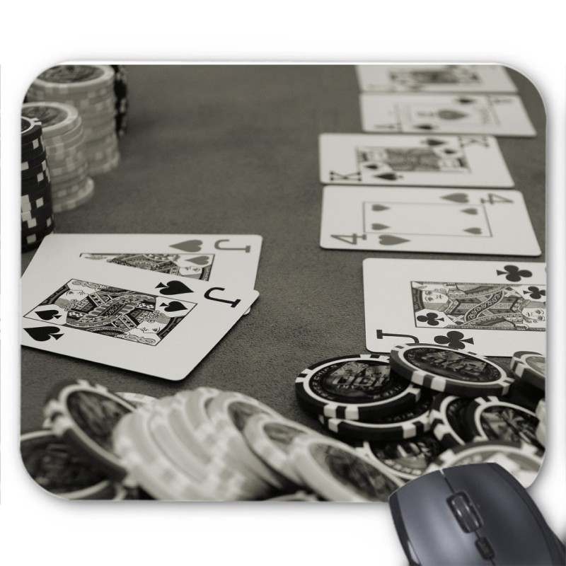 Tapis de souris Cartes poker 