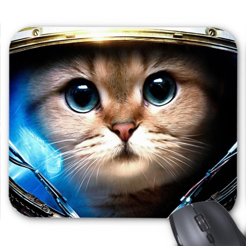 Tapis de souris Chat cosmonaute