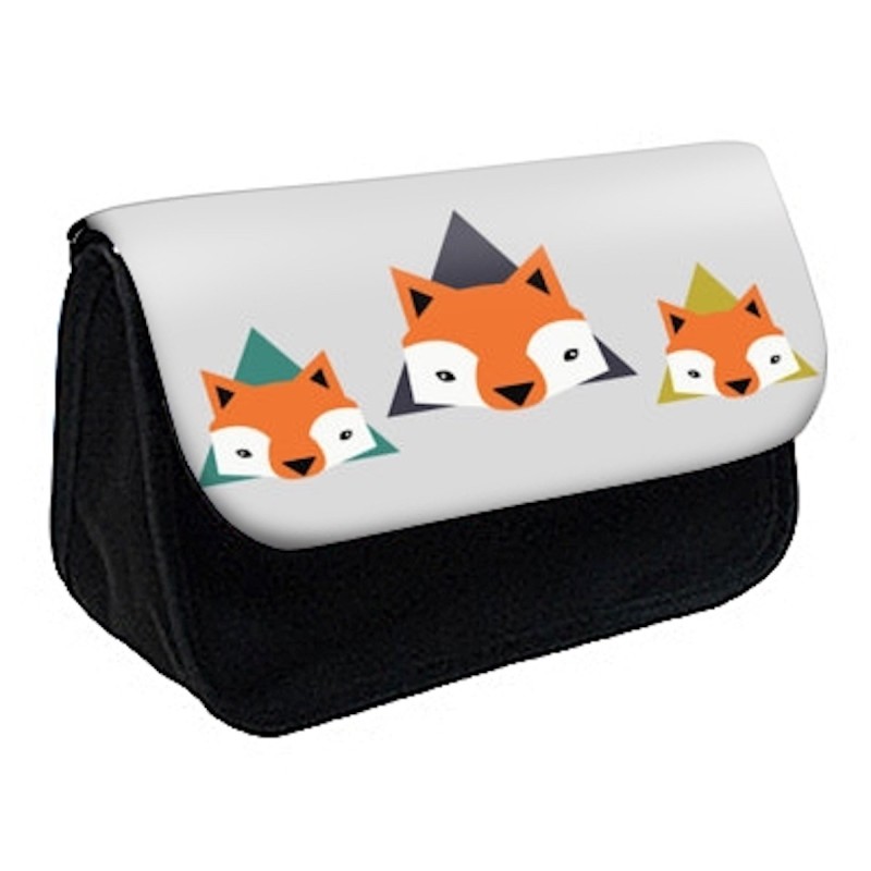 Trousse à Crayons Renards design