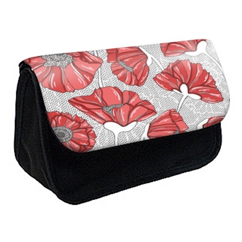 Trousse à Crayons Fleurs