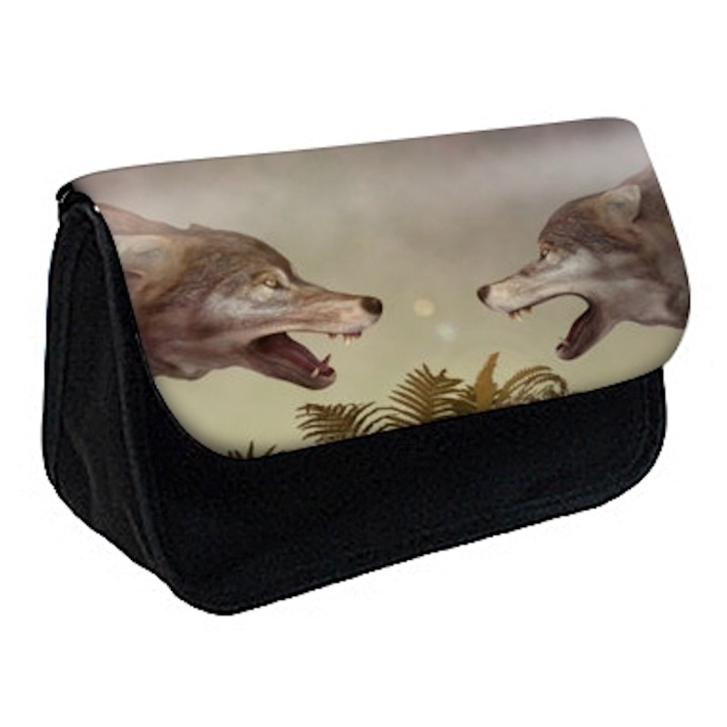 Trousse à Crayons Loups