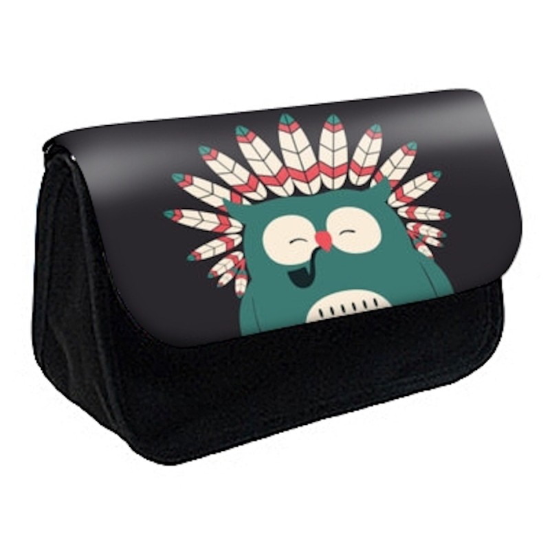 Trousse à Crayons Hibou indien