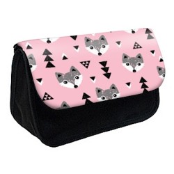 Trousse à Crayons Renard rose