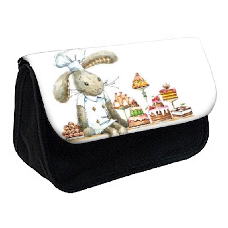 Trousse à Crayons  enfant Lapin Gâteaux
