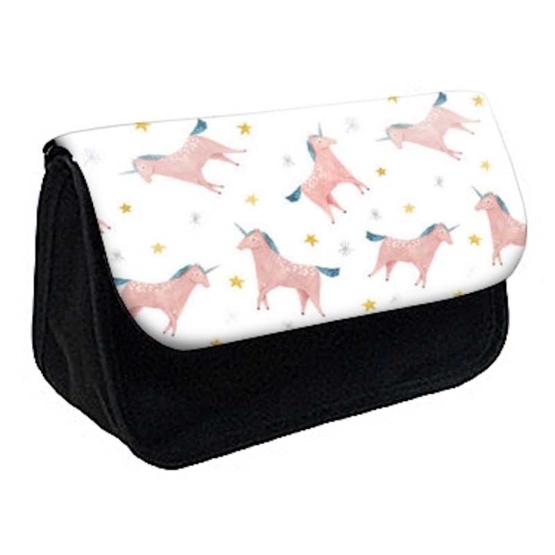 Trousse à Crayons Cheval licornes