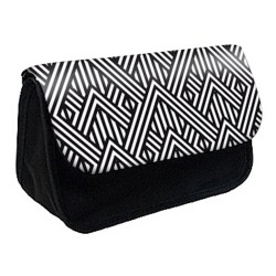 Trousse à Crayons Design noir et blanc 