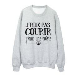 Sweat-Shirt imprimé HUMOUR JE SUIS UNE SIRENE 