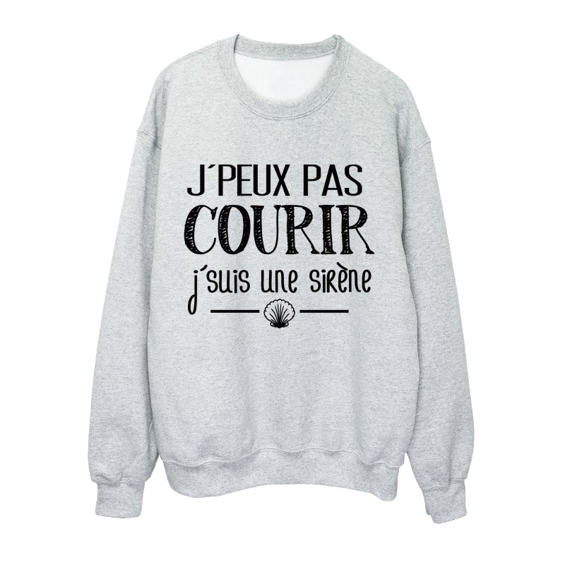 Sweat-Shirt imprimé HUMOUR JE SUIS UNE SIRENE 